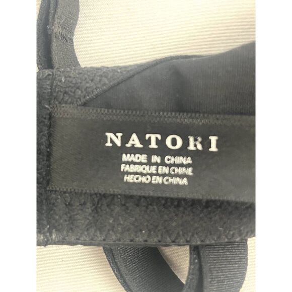 Natori Black Lace Balconette Bra Size 34DDD Sexy Lingerie Romantic Classy - Picture 10 of 11